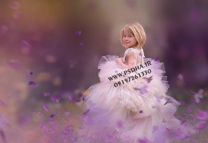 افکت عکس کودک و بزرگسال