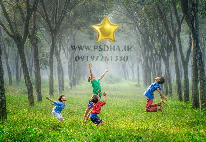 دانلود فایل لایه باز اعداد بادکنکی تولد