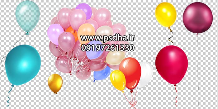 عکس با کیفیت بادکنک برای طراحی عکس کودک