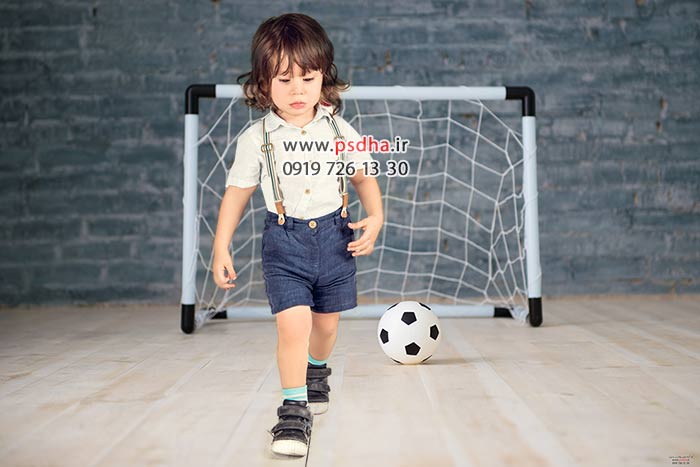 دانلود بک گراند عکس کودک با تم پسرانه و سنتی 