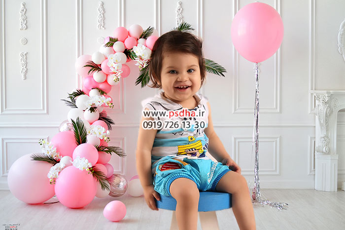 بک گراند تولد برای فتوشاپ عکس کودک