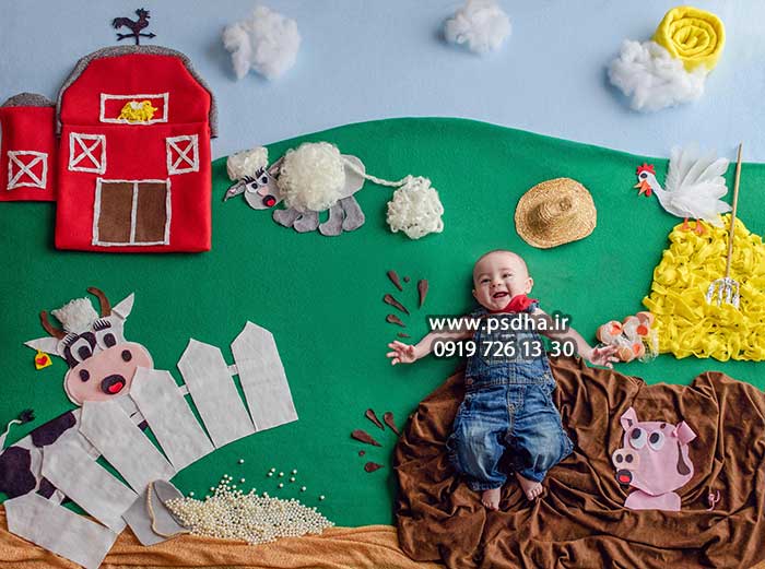 دانلود بک گراند پارچه ای کودک