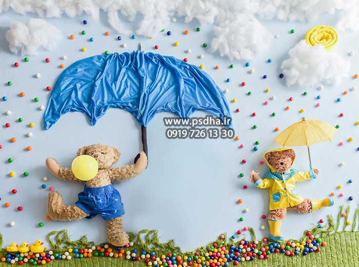 دانلود بک گراند پارچه ای کودک