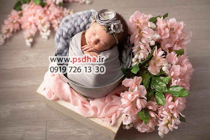 دانلود بک دراپ نوزاد برای عکاسی آتلیه