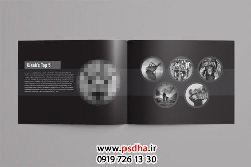دانلود فتو آلبوم برای طراحی عکس مجله ای