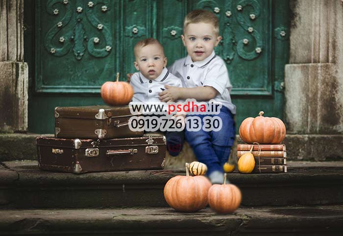 خرید بک گراند کودکانه پاییز و هالوین