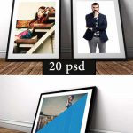دانلود موکاپ قاب عکس برای طراحی عکس کد 3928