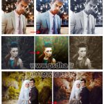 دانلود افکت لایه باز برای تغییر و تنظیمات رنگ عکس آتلیه کد 3906