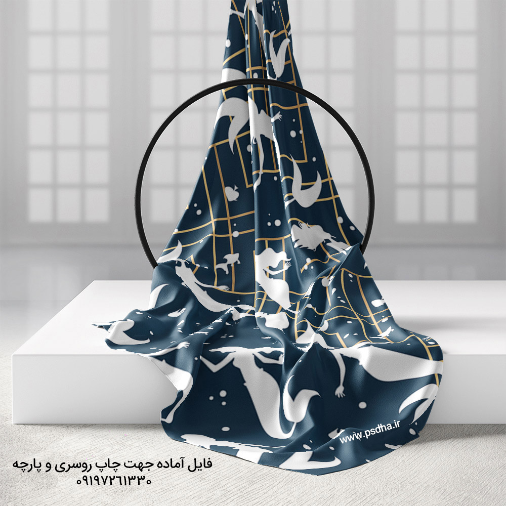 فایل آماده چاپ روسری