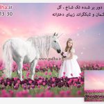 خرید دانلودی مجموعه تک شاخ دور بر شده و بکگراند کد 4033