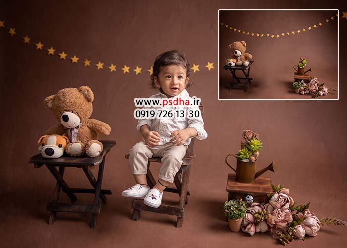 دانلود بکدراپ آتلیه برای عکس کودک