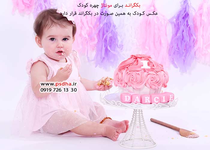 بک گراند مونتاژ چهره در فتوشاپ
