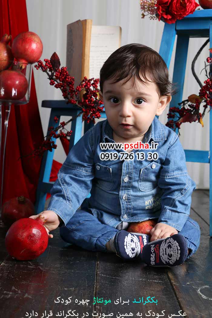بک گراند مونتاژ چهره در فتوشاپ