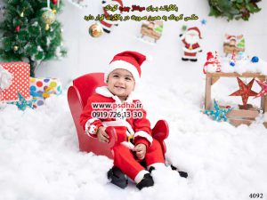 بک گراند جاگذاری چهره کودک در فتوشاپ