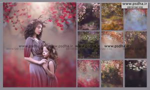 بک گراند رویایی باغ و طبیعت