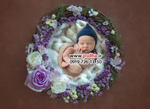 بک گراند ساده با دکور اسباب بازی