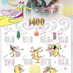 دانلود تقویم 1400 لایه باز سال گاو کد 4143