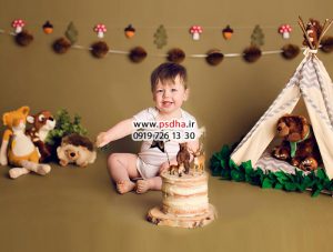 بک گراند آتلیه کودک برای عکس فتوشاپی