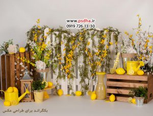 بک گراند آتلیه کودک برای عکس فتوشاپی