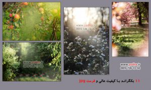 دانلود بک گراند طبیعت و باغ رویایی کد 4166