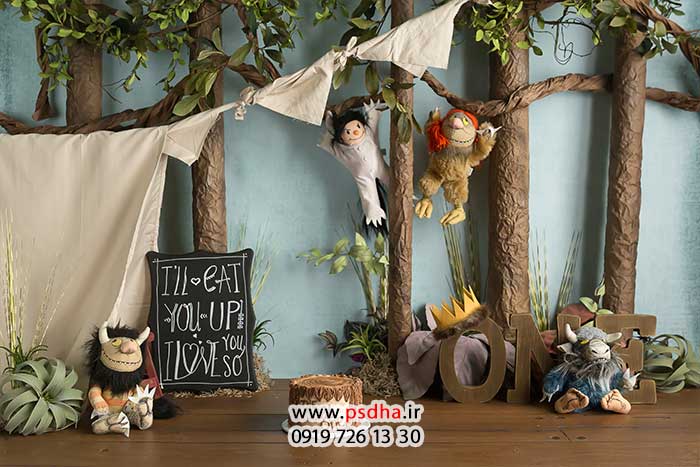 دانلود بک گراند عکس اتلیه ای جنگل