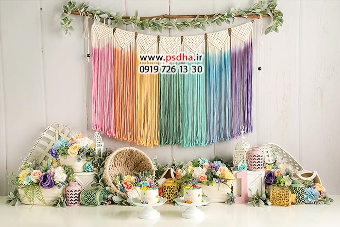 پس زمینه ی کارتونی برای طراحی عکس