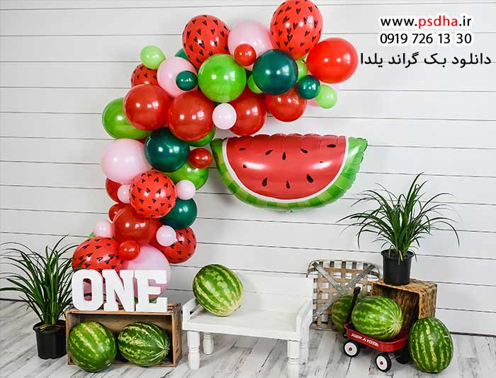 بک گراند یلدا تک لایه