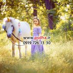 بک گراند اسب یونیکورن و تک شاخ کد 4215