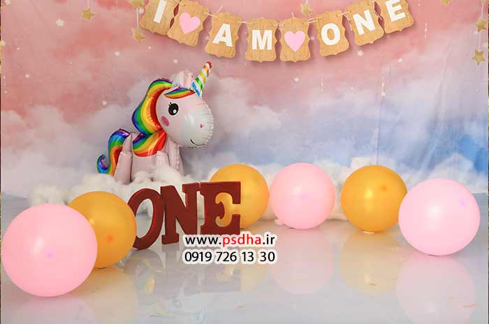 بک گراند اسب تک شاخ و یونیکورن