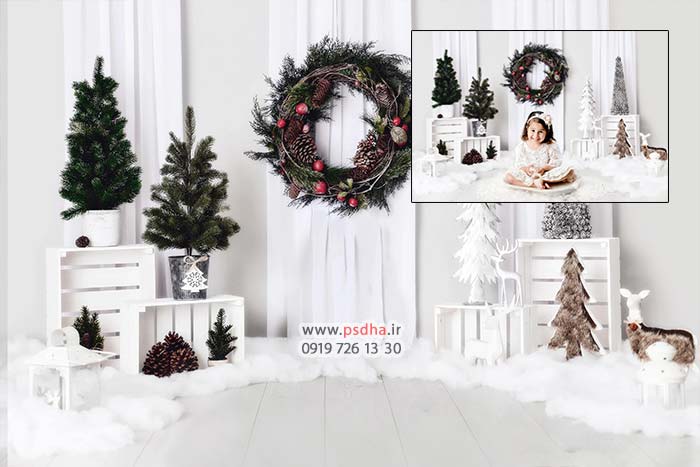 بکگراند زمستان و کریسمس جدید