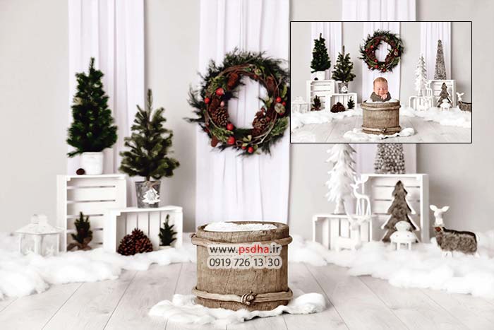 بکگراند زمستان و کریسمس جدید