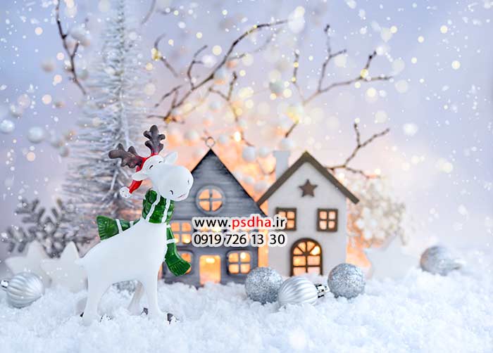بک گراند دکور زمستان