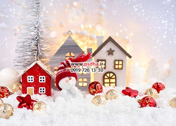 بک گراند دکور زمستان