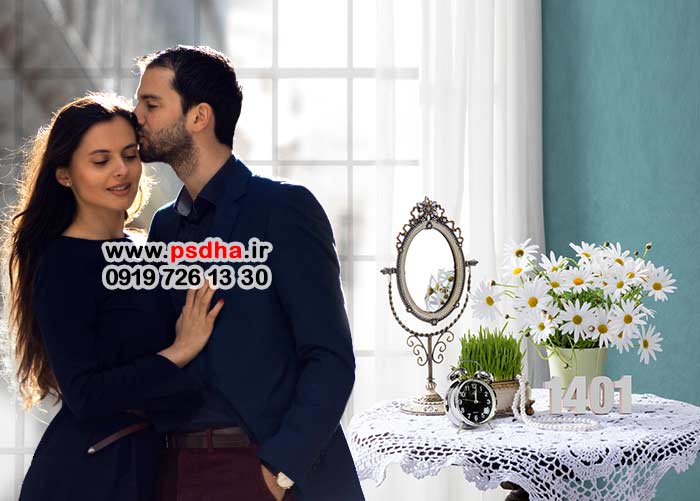 بک گراند نوروز و هفت سین دکور طبیعی