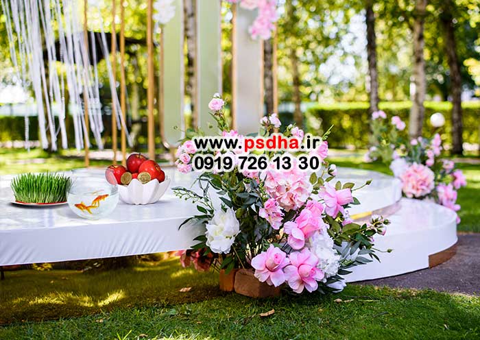 بک گراند نوروز و هفت سین دکور طبیعی