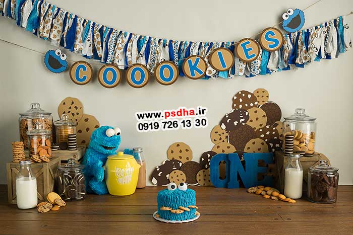 دکور واقعی آتلیه ای شخصیت کارتونی