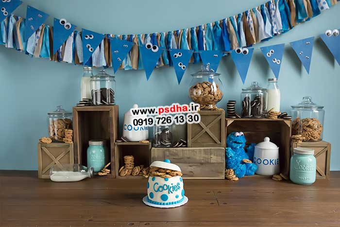 دکور واقعی آتلیه ای شخصیت کارتونی