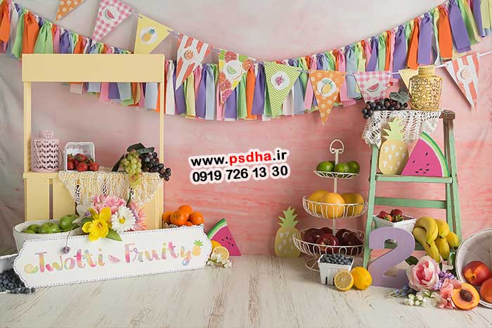 دکور واقعی آتلیه ای شخصیت کارتونی