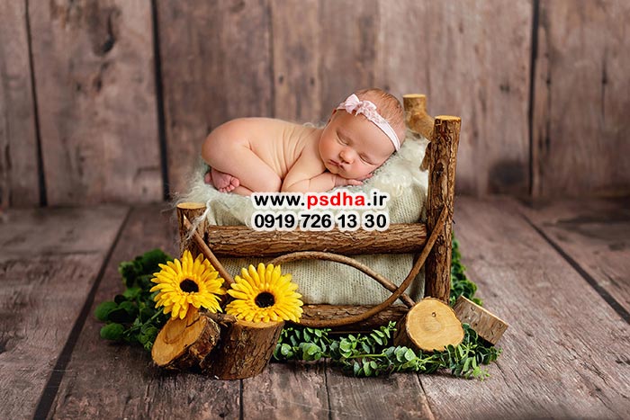 بک دراپ نوزادی جدید کد 4302