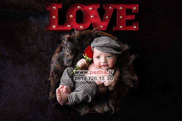 بک دراپ نوزادی جدید کد 4302