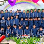 بکگراند برای عکس دسته جمعی دانش آموزی کد 4324