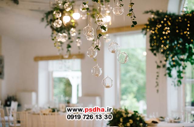 بکگراند دکور واقعی برای عکس عروس داماد