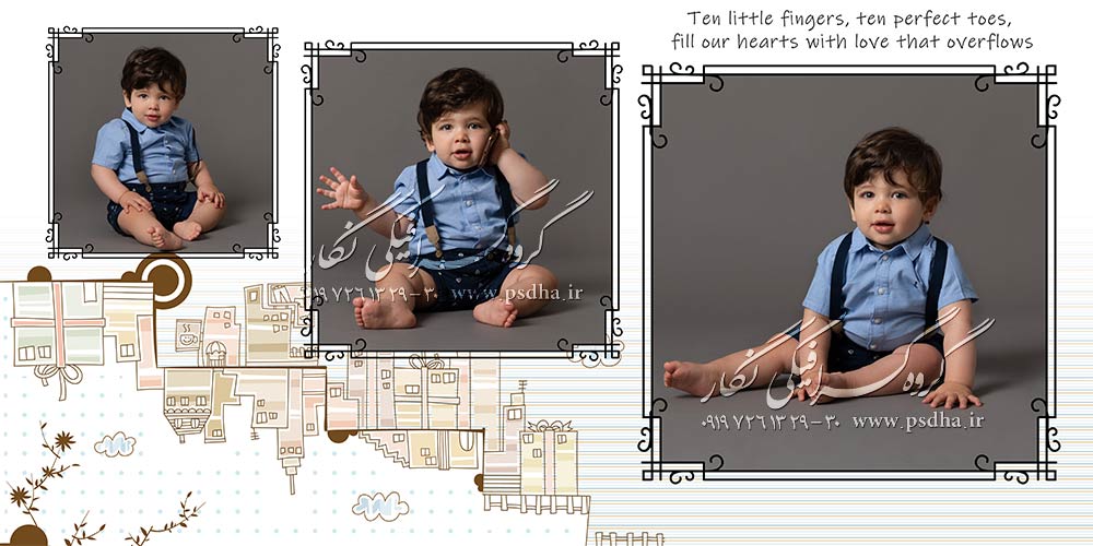آلبوم جدید عکس کودک برای چینش عکس