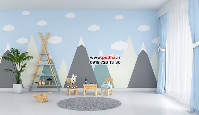 بک گراند اتاق کودک