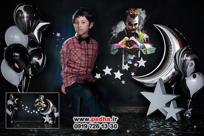 بکگراند شخصیت کارتونی پسرانه دخترانه