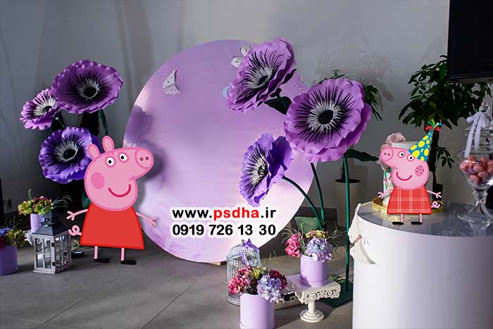 بکگراند شخصیت کارتونی پسرانه دخترانه