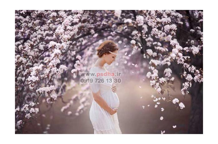 بکگراند باغ و طبیعت برای طراحی