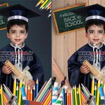فون کاملا لایه باز مدرسه برای عکس دانش آموزان کد 4361