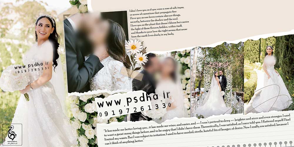 آلبوم دیجیتال عکس عروس و داماد