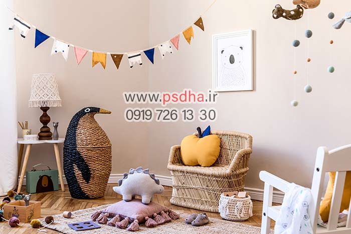 بک دراپ نوزادی برای طراحی